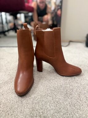 Ralph Lauren Women's Brown Leather Boots Size 8
